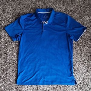 SALE--Oakley Men's Blue Polo Shirt